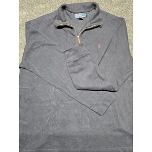 Polo Ralph Lauren 1/4 Zip Sweater Mens XL‎ Dark Blue